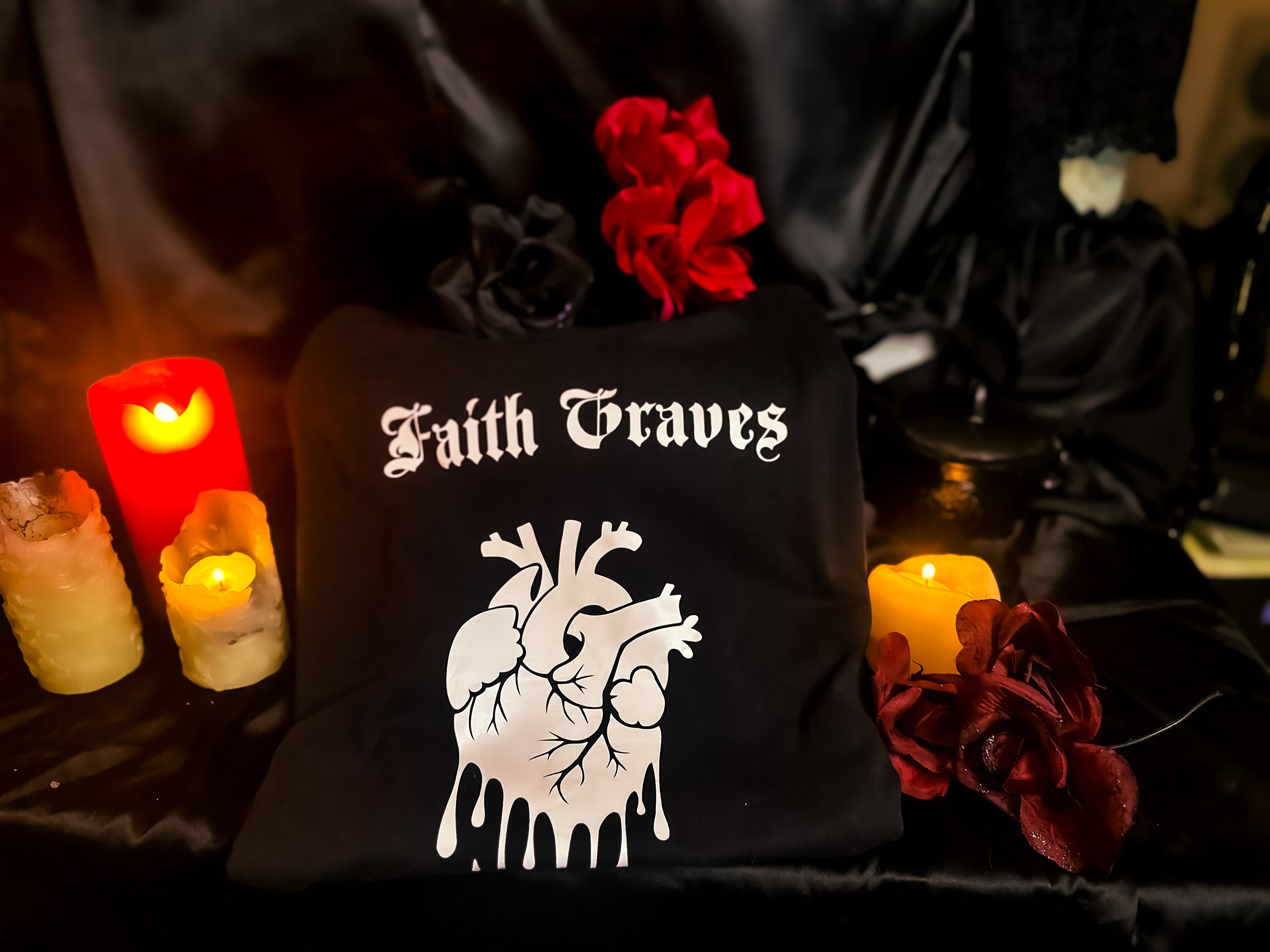 Bleeding Heart Upcycled Tee