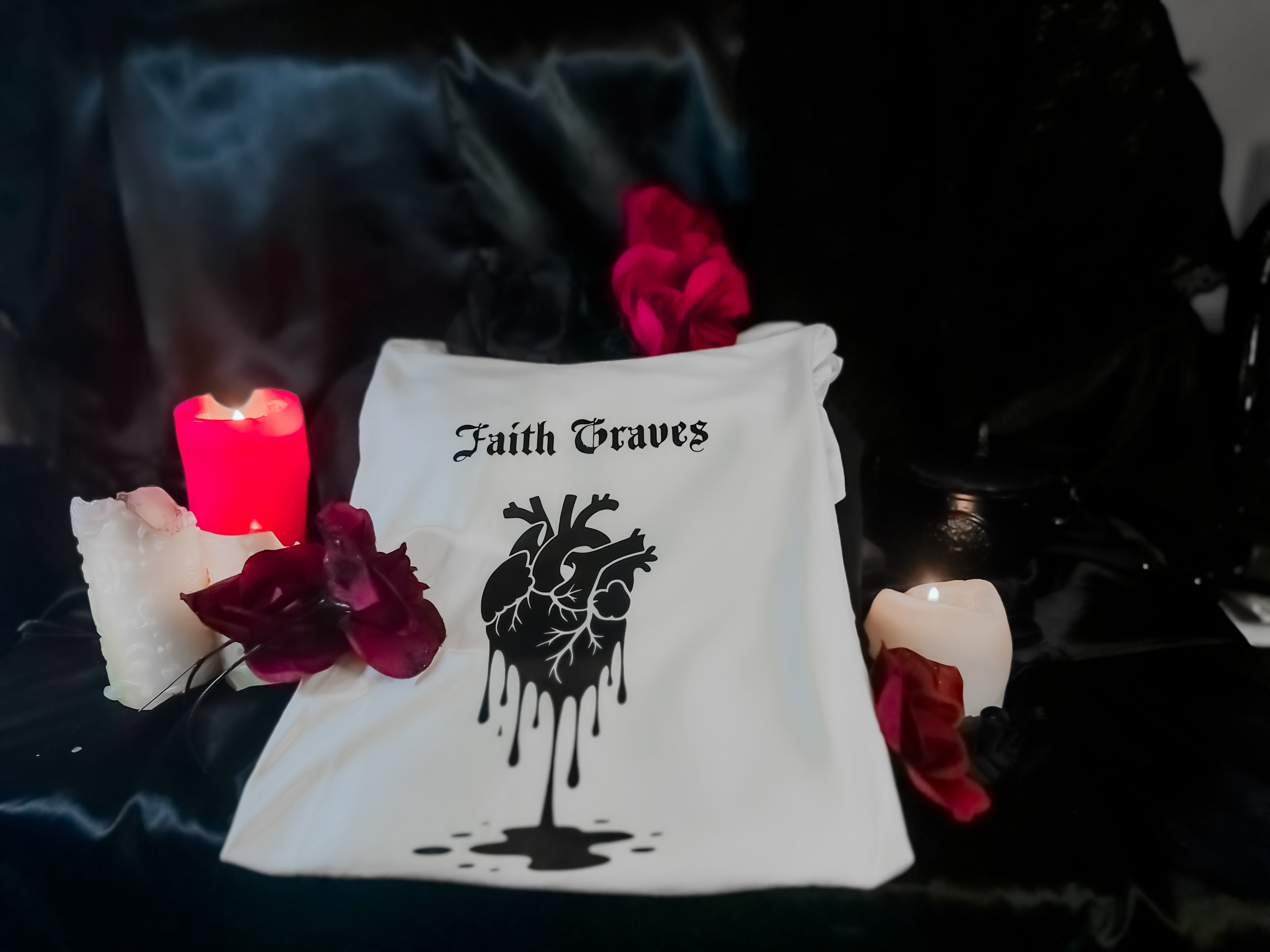 Bleeding Heart Upcycled Tee