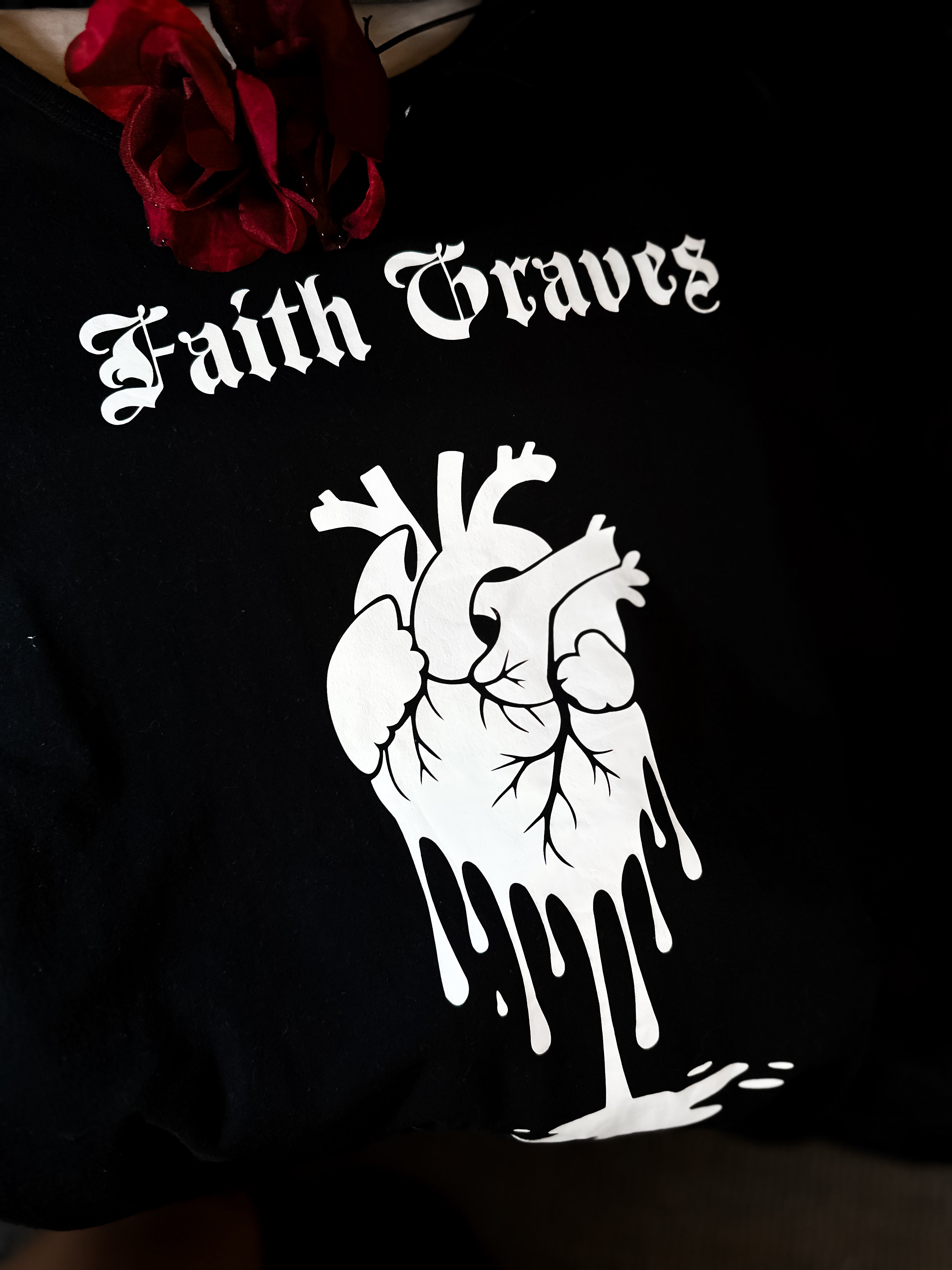 Bleeding Heart Upcycled Tee